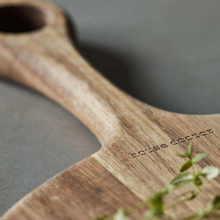 Snijplank Eya naturel 50cm van House Doctor, van dichtbij met materiaal en textuur zichtbaar