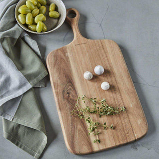Snijplank Eya naturel 50cm van House Doctor, toegepast in een sfeervolle interieursetting