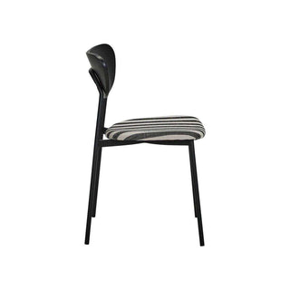 Stoel Must Off White 80cm - 2 stuks van House Doctor, recht van voren met vorm en afwerking zichtbaar