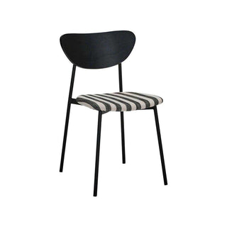 Stoel Must Off White 80cm - 2 stuks van House Doctor, van opzij met vorm en constructie zichtbaar