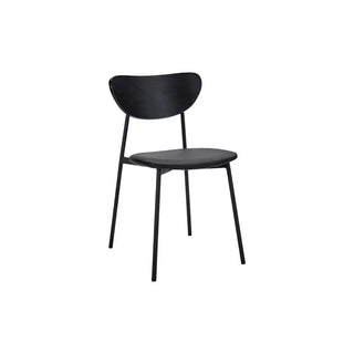 Chaise Must noire 80 cm - 2 pièces - Het Adres