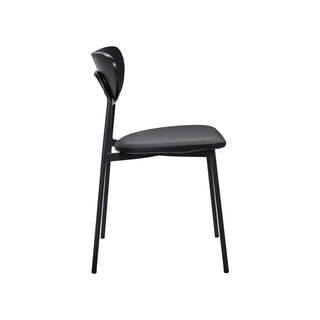 Chaise Must noire 80 cm - 2 pièces - Het Adres