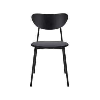 Chaise Must noir 80cm - 2 pièces - Het Adres