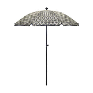 Strand en tuinparasol Port zwart 180cm van House Doctor, vrijstaand en duidelijk afgebeeld