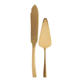 Cake server set Golden - set of 2 - Het Adres