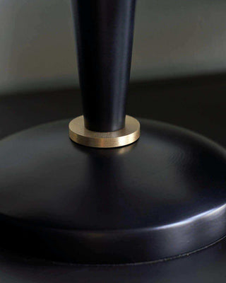 Tischlampe Opal schwarz 34cm - Het Adres
