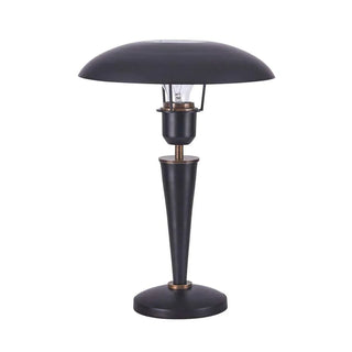 Tischlampe Opal schwarz 34cm - Het Adres