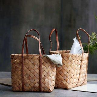 Tasche Beach braun 50cm – 2er-Set – Het Adres