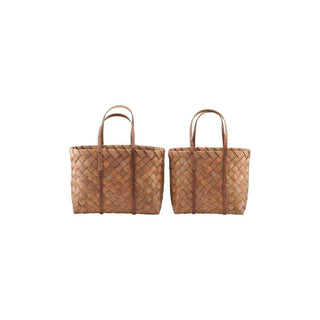 Tasche Beach braun 50cm – 2er-Set – Het Adres