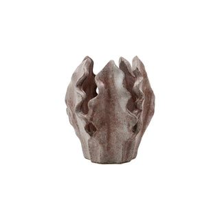 Theelichthouder Camden beige caramel Ø14×17 cm van House Doctor, duidelijk als hoofdfoto afgebeeld