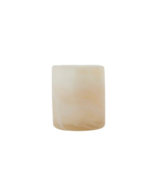 Theelichthouder Kae Beige Hoogte 8cm - 2 stuks van House Doctor, vanuit een aanvullend productaanzicht
