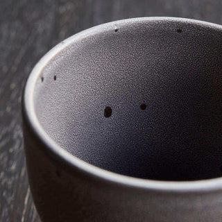 Thermo mug Liss dark grey 9 cm - set of 4 - Het Adres
