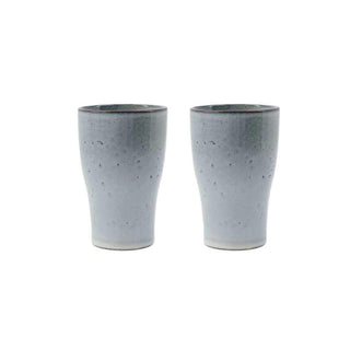 Thermobicchiere Liss grigio chiaro 14cm - 2 pezzi - Het Adres