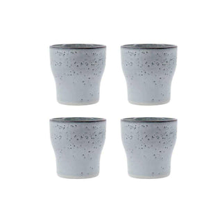 Thermobicchiere Liss grigio chiaro 9cm - 4 pezzi - Het Adres