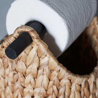 Toiletrolhouder Paper naturel 1 rol van House Doctor, van dichtbij met materiaal en textuur zichtbaar