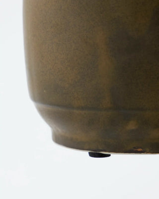 Vaas Casa bruin 14cm van House Doctor, van dichtbij met materiaal en afwerking zichtbaar
