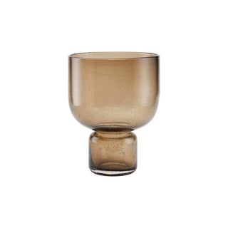 Vase Farida brun 20cm - Het Adres