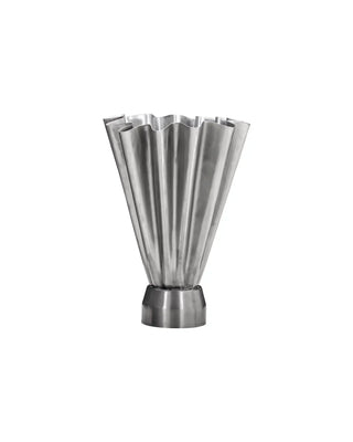 Vaas Flood Geborsteld zilver 33cm van House Doctor, duidelijk als hoofdfoto afgebeeld