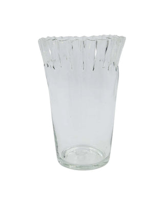 Vaas Fold helder glas 28cm van House Doctor, duidelijk als hoofdfoto afgebeeld