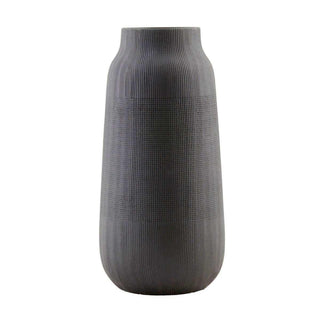 Vase Groove noir 35cm - Het Adres