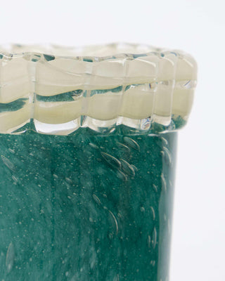 Vaas Kupla groen 19cm van House Doctor, van dichtbij met materiaal en afwerking zichtbaar