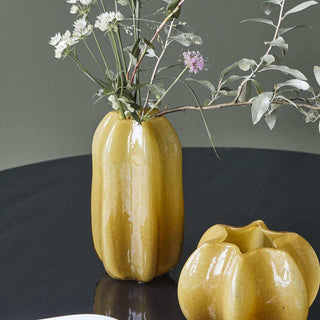 Vase Nixi amber 22cm - Het Adres