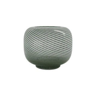 Vaas Swirl groen 23cm van House Doctor, vrijstaand en duidelijk afgebeeld