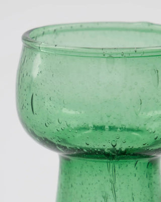 Vaas Tuur groen glas 16cm van House Doctor, in een gestileerde productopstelling