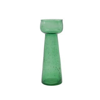 Vaas Tuur groen glas 22 cm van House Doctor, duidelijk als hoofdfoto afgebeeld