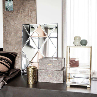 Vetrina Glass ottone 41cm - Het Adres