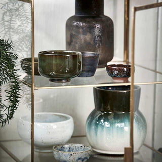 Vitrinenschrank Glass Messing 56cm - Het Adres