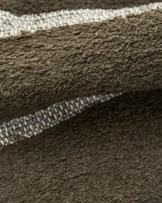 Vloerkleed Chen donker bruin 60x90 cm van House Doctor, recht van voren met vorm en afwerking zichtbaar