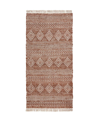 Vloerkleed Ethnic Bruin Natuur 90x200cm van House Doctor, duidelijk als hoofdfoto afgebeeld