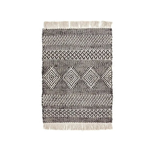 Vloerkleed Ethnic Zwart Natuur 60x90cm van House Doctor, duidelijk als hoofdfoto afgebeeld