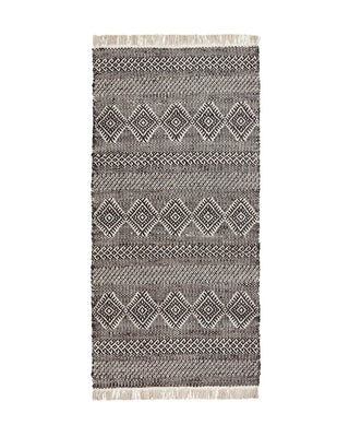 Vloerkleed Ethnic Zwart Natuur 90x200cm van House Doctor, duidelijk als hoofdfoto afgebeeld