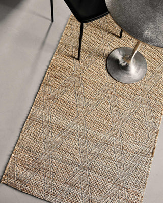 Vloerkleed Mara Nude 100x240 cm van House Doctor, toegepast in een sfeervolle interieursetting