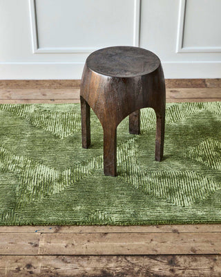 Vloerkleed Shine Groen 90x200 cm van House Doctor, toegepast in een sfeervolle interieursetting