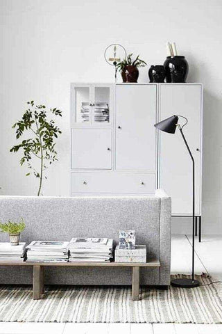 Lampadaire Club noir 130 cm - Het Adres