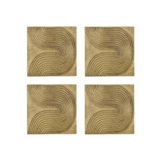 Wanddecoratie List antiek brons - set van 4 van House Doctor, duidelijk als hoofdfoto afgebeeld