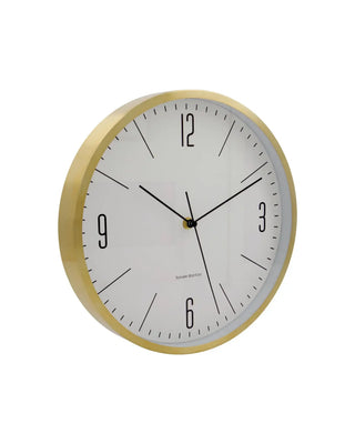 Wandklok Hour goudkleurig 30 cm van House Doctor, duidelijk als hoofdfoto afgebeeld