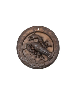 Wandkunst Plate Bruin aardewerk - set van 3 van House Doctor, vanuit een aanvullend productaanzicht