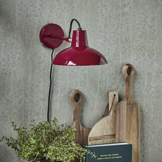 Wandleuchte Schreibtisch rot 30cm - Het Adres