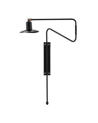 Wandlamp Swing zwart 63cm van House Doctor, duidelijk als hoofdfoto afgebeeld