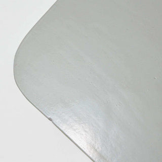 Close-up van wandplank Rib met afgeronde hoek en subtiel onregelmatige oppervlaktestructuur