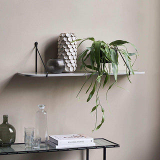 Wall shelf Rib grey 100cm - Het Adres