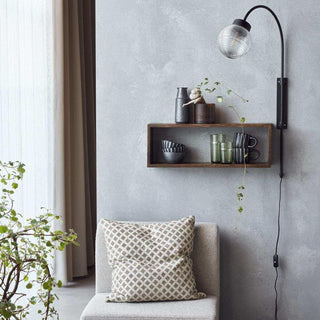 Wall shelf Sate brown 60cm - Het Adres