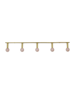 Wandrek Ball Roze 35cm van House Doctor, recht van voren met vorm en afwerking zichtbaar