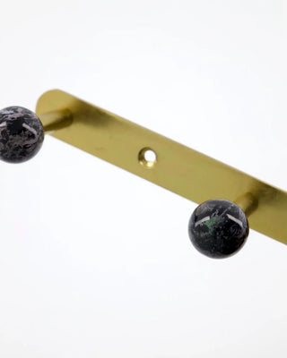 Wandrek Ball Zwart 35cm van House Doctor, schuin bekeken met vorm en afwerking zichtbaar