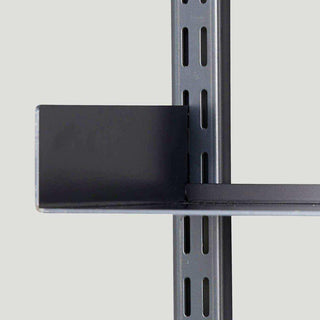 Estante de pared Fari negro 20cm - Het Adres