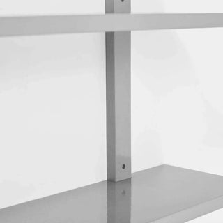 Étagère murale Sheo gris 75cm - 2 étagères - Het Adres